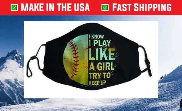 Softball Shirts for Girls Softball Cloth Face Mask