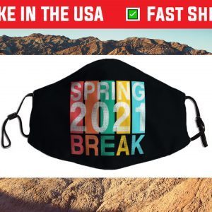 Spring Break 2021 School Family Beach Vacation Match Apparel Cloth Face Mask