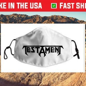 TESTAMENT OFFICIAL Cloth FACE MASK
