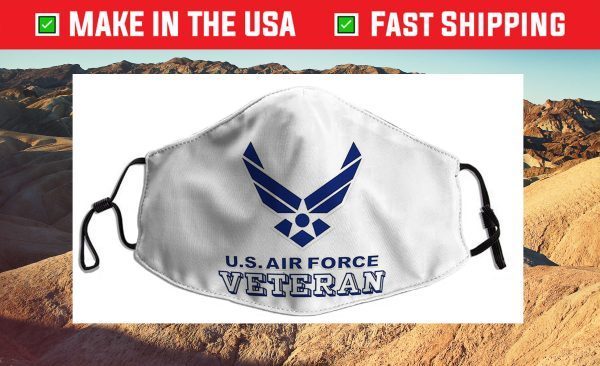 US Air Force Veteran Cloth Face Mask