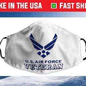 US Air Force Veteran Cloth Face Mask