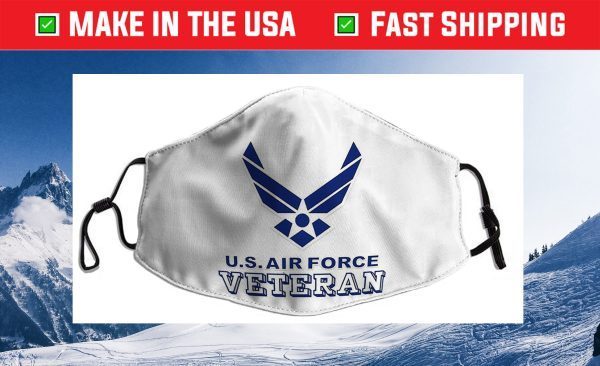 US Air Force Veteran Cloth Face Mask