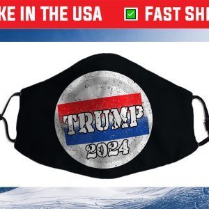 Vintage Trump 2024 Election Second Term Us 2021 Face Mask