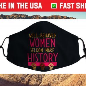 Womens History Month Cloth Face Mask