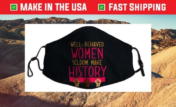 Womens History Month Cloth Face Mask