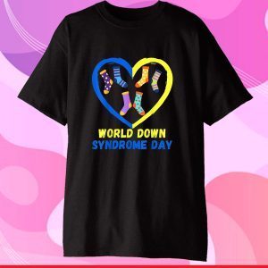 World Down Syndrome Day Rock Your Socks Awareness Us 2021 T-Shirt