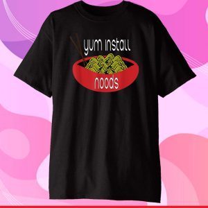 Yum Install Noods Funny Computer IT Classic T-Shirt
