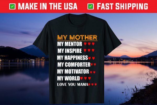 Best Mother Description for appreciation mom on Mothers Day T-Shirt