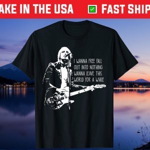 Black and White Retro Tom Art Petty Essential Country Music Unisex T-Shirt