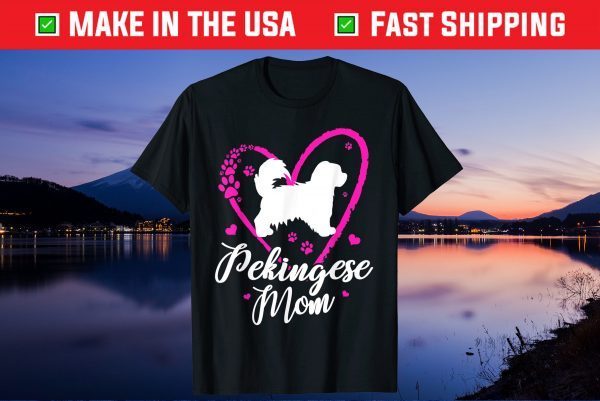 Cute Pekingese Mom For Mother's Day Gift T-Shirt