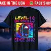 Disstressed Level 19 Unlocked Among With Us 19th Birthday Unisex T-Shirt