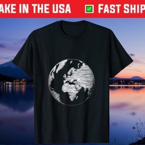 Distressed Earth Day Gift T-Shirt