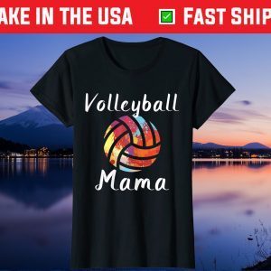Fancy Volleyball Mama Sporty Mom Mother's Day Saying Unisex T-Shirt