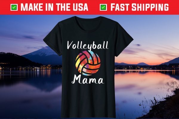 Fancy Volleyball Mama Sporty Mom Mother's Day Saying Unisex T-Shirt