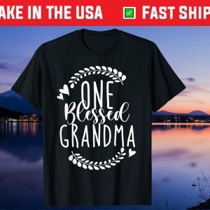 One Blessed Grandma With Hearts Mothers day Classic T-Shirt