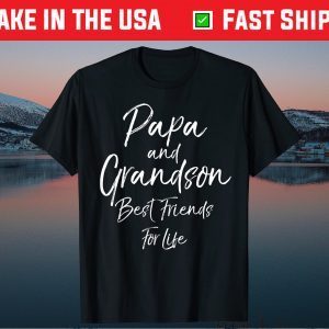 Papa and Grandson Best Friends for Life Classic T-Shirt