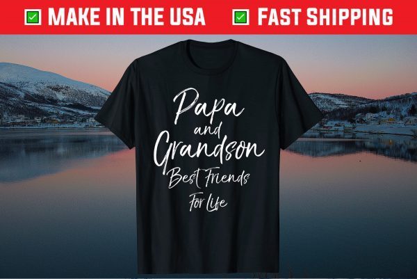 Papa and Grandson Best Friends for Life Classic T-Shirt