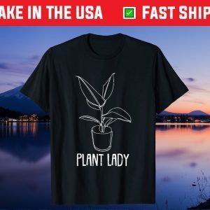 Plant Lady Mom Florist Garden-er Gardening Mama Mommy Mother Gift T-Shirt