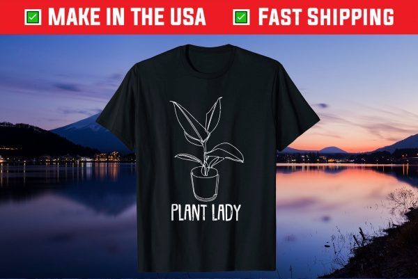 Plant Lady Mom Florist Garden-er Gardening Mama Mommy Mother Gift T-Shirt