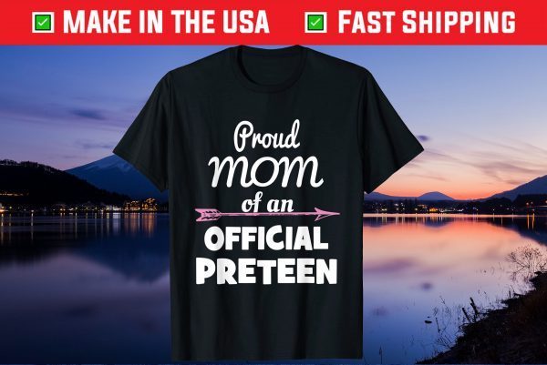 Proud Mom Of An Official Preteen 12th Birthday 12 Years Old Us 2021 T-Shirt