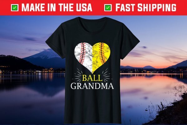 Softball Grandma Baseball Mama Catcher Saying Classic T-Shirt