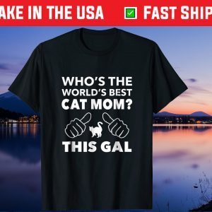 World's Best Cat Mom Us 2021 T-Shirt