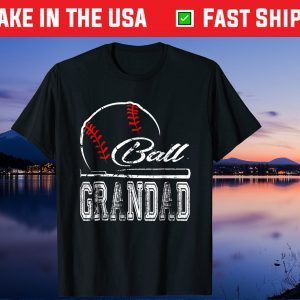 Baseball Grandad Fathers Day Us 2021 T-Shirt