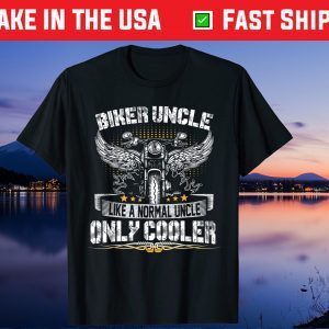 Biker Uncle Motorcycle Father's Day Gift T-Shirt