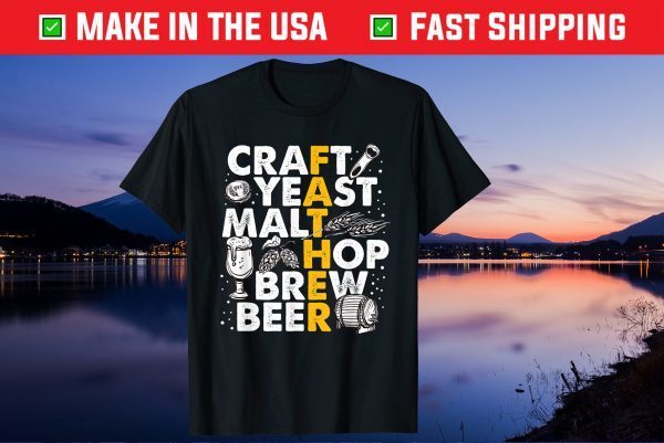 Brew Dad Beer Brewer Brewing Father Day Gift T-Shirt