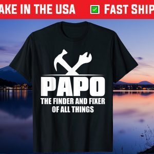 Papo Grandpa Finder Grandfather Fathers Day Us 2021 T-Shirt