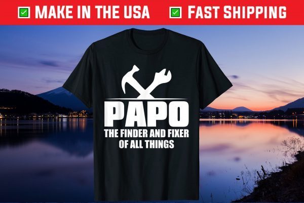 Papo Grandpa Finder Grandfather Fathers Day Us 2021 T-Shirt