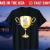 #1 DAD Trophy Cup Award Fathers Day Gift T-Shirt