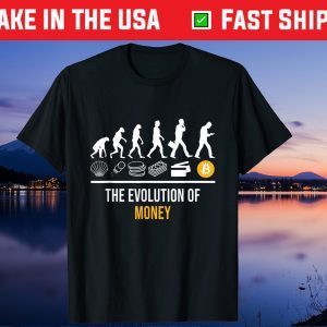 Bitcoin The Evolution Of Money Btc Elon Musk Tee Shirt