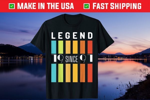 Legend Since 1991 30th Birthday 30 Years Old Unisex T-Shirt