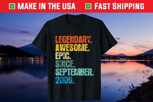 Legendary Since September 2009 11 Years Old Unisex T-Shirt