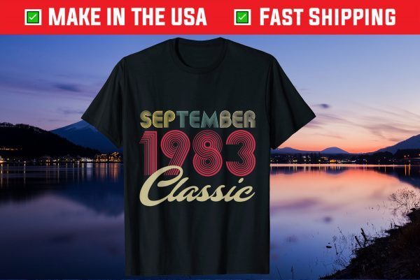 September 1983 38th Birthday 38 Years Old Tee Shirts