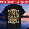 Vintage Authentic Made In 1971 50th Birthday 50 Years Old Classic T-Shirt