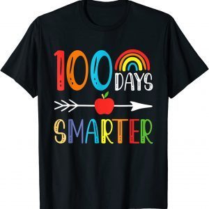 100 Days Of School 100 Days Smarter Heart Tee Shirt