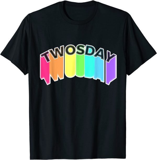 2-22-22 Twosday Tuesday February 22nd 2022 Teacher Two's Day Tee Shirt