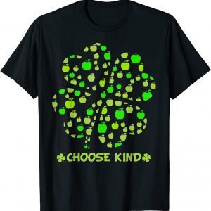 Choose Shamrock Kind Apple Teaching St. Patrick's Day Unisex Tee Shirt
