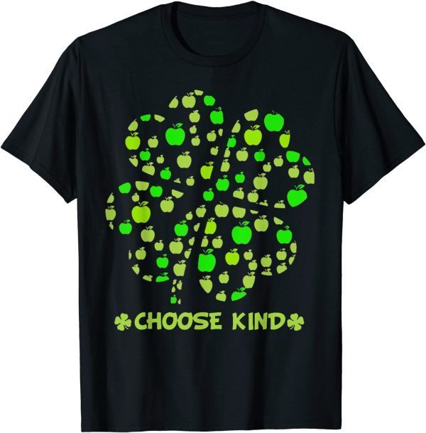 Choose Shamrock Kind Apple Teaching St. Patrick's Day Unisex Tee Shirt