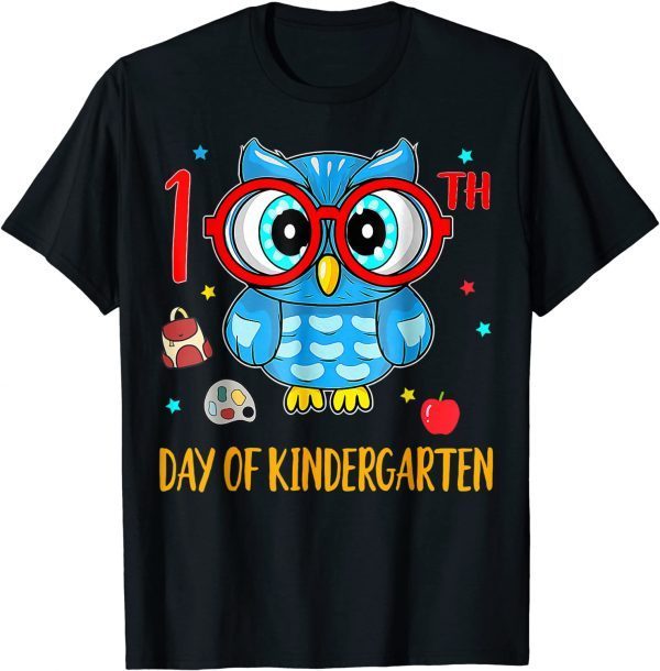 Cute Owl 100th Day Of Kindergarten 100 Days Smarter Unisex T-Shirt