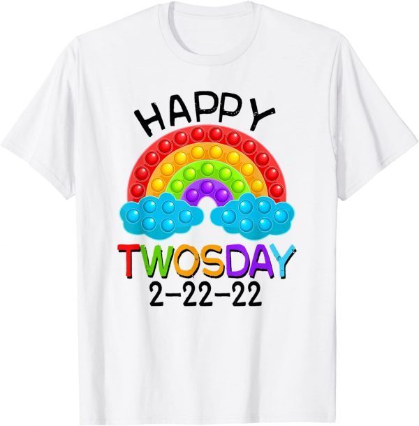 February 2nd 2022 - 2-22-22 Happy Twosday 2022 Poppin' It T-Shirt