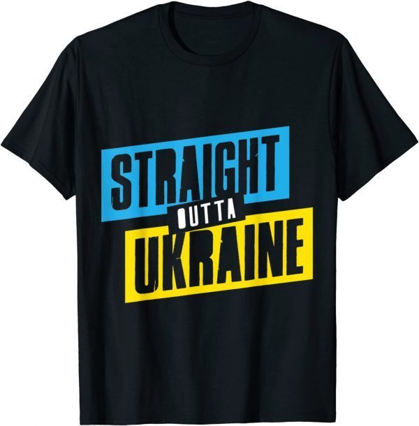 2022 Support Ukraine Straight Outta Ukraine T-Shirt