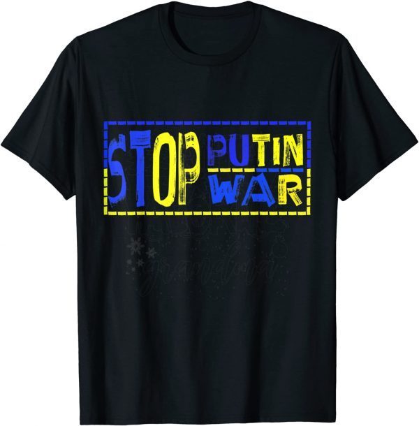 Stop War Say No To War Ukraine TShirt