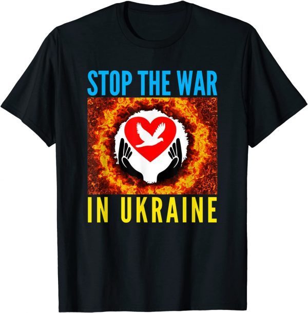 2022 Puck Futin I Stand With Ukraine Stop The Massacre In Ukraine T-Shirt