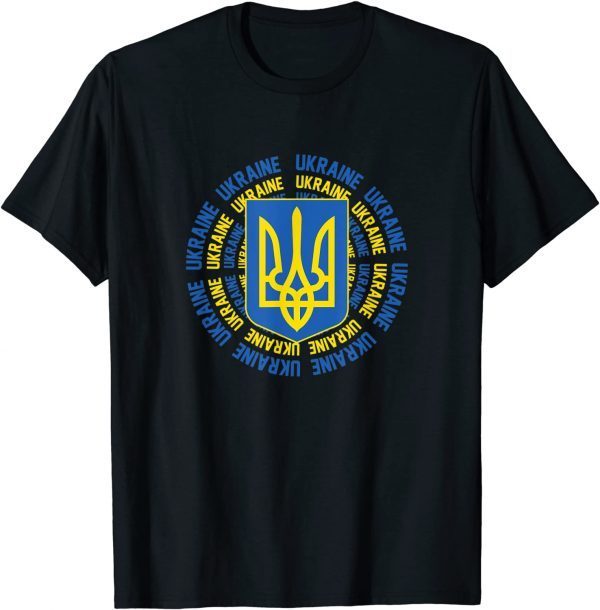 Ukrainian Flag Vintage Heritage Shirts