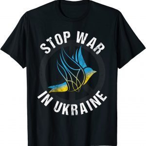 Stop war in Ukraina Support Ukraine I Stand With Ukraine Unisex T-Shirt