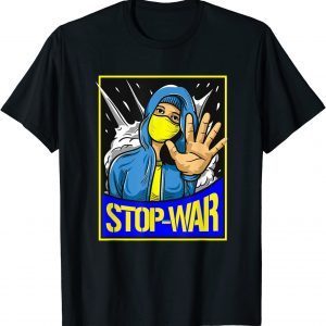 Peace in Ukraine Stand with Ukraine Support Ukraine Tee Shirt