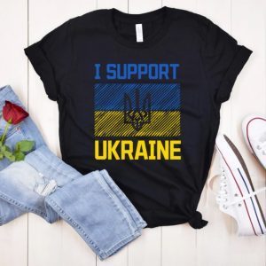 I Stand With Ukraine T-shirt, Pray For Ukraine ,Ukrainian Flag, I Support Ukraine T-Shirt